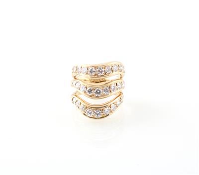 Brillant Damenring zus. ca. 1,90 ct - Schmuck