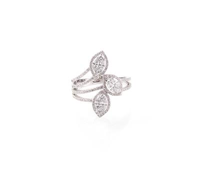 Diamantring zus. ca. 0,90 ct - Schmuck