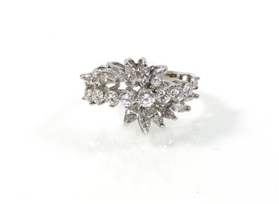 Brillant Diamantring zus. ca. 1,60 ct - Klenoty