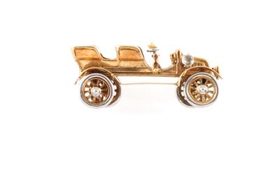 Brosche Oldtimer - Jewellery