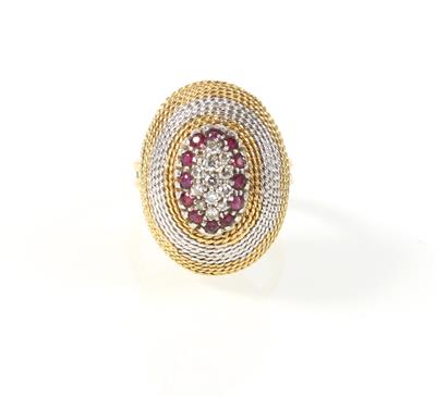 Diamant Rubinring - Jewellery