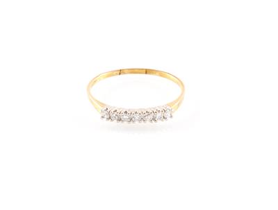 Diamantring zus. ca. 0,18 ct - Jewellery