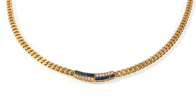 Brillant Saphircollier - Jewellery