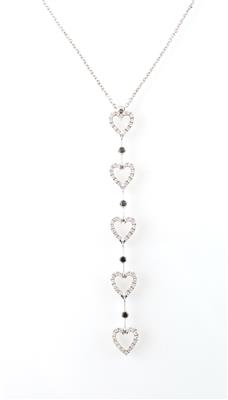 Brillantcollier zus. ca. 0,95 ct - Gioielli