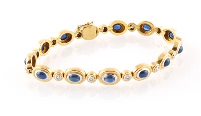 Saphir Brillantarmband - Jewellery