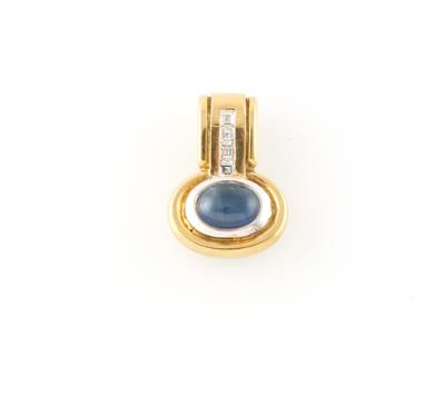 Saphir Diamantanhänger - Jewellery