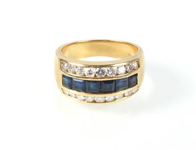 Brillant Saphir Ring - Klenoty