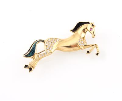 Brosche Pferd - Jewellery