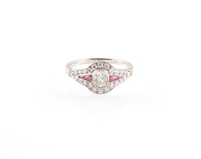 Diamantring zus. ca. 0,85 ct - Jewellery