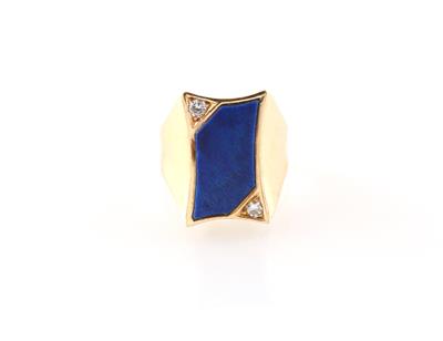 Brillant Lapis Lazuli Ring - Gioielli