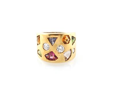 Brillant Schmuckstein Ring - Schmuck