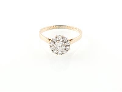 Brillantring zus. ca. 0,80 ct - Klenoty