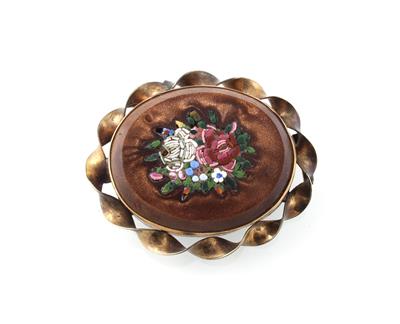 Mikromosaik Brosche - Jewellery