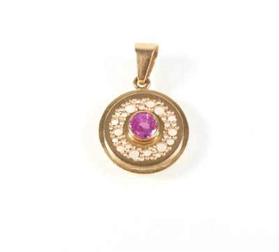 Rubin Anhänger ca. 0,70 ct - Jewellery