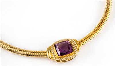 Brillant Amethystcollier - Jewellery