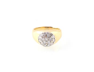 Brillantring zus. ca. 1 ct - Klenoty