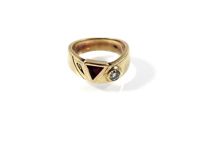 Diamant Rubinring - Gioielli