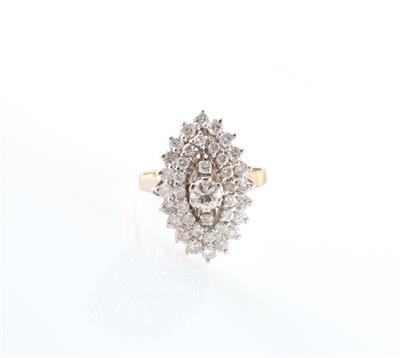 Brillantring zus. ca. 1,30 ct - Schmuck