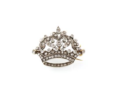 Diamantbrosche zus. ca.0,50 ct - Jewellery