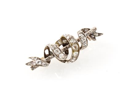 Diamantbrosche zus. ca. 1,40 ct - Jewellery