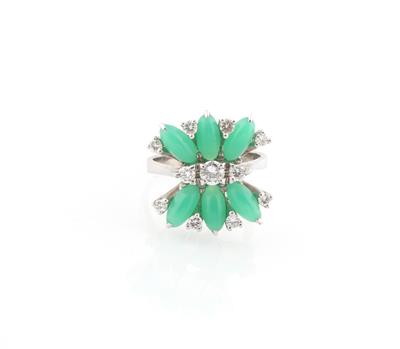 Brillant Chrysopras Ring - Jewellery