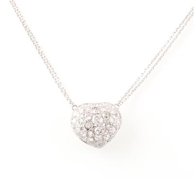 Diamantcollier zus. ca. 4 ct - Schmuck