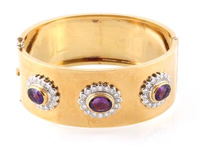 Brillant Amethystarmreif - Schmuck