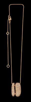 Brillantcollier zus. ca. 2,20 ct - Jewellery