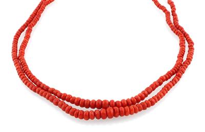 Korallen Halskette - Schmuck