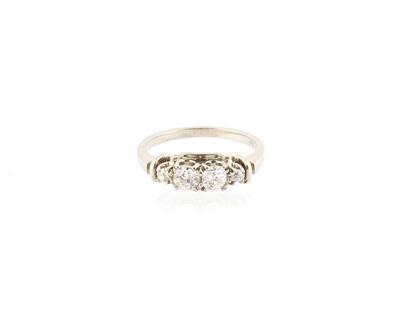 Altschliffbrillant Ring zus. ca. 0,50 ct - Gioielli