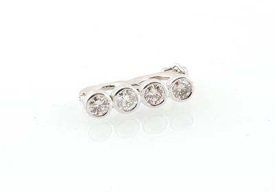 Brillantkettenclip zus. ca. 0,85 ct - Jewellery