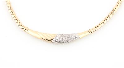 Brillantcollier zus. ca. 0,75 ct - Gioielli