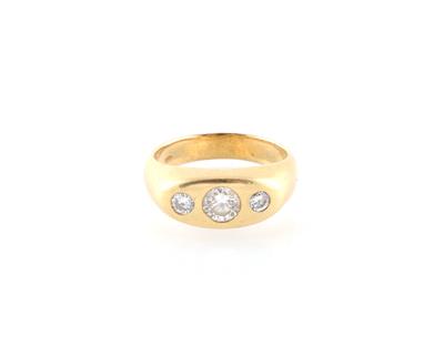 Brillantring zus. ca. 0,70 ct - Jewellery