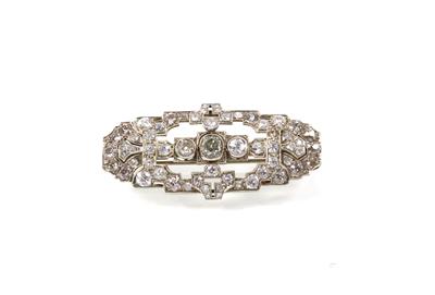 Diamantbrosche zus. ca.4,50 ct - Schmuck