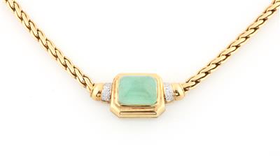 Smaragd Brillantcollier - Jewellery