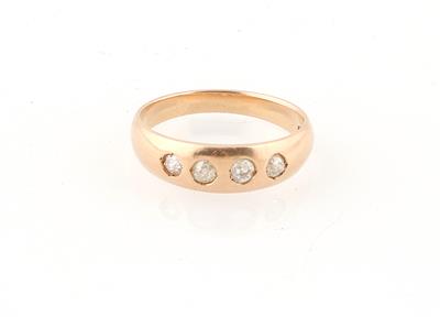 Altschliffdiamant Ring zus. ca. 0,30 ct - Klenoty