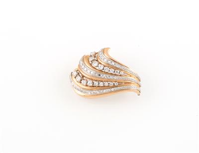Diamantclip zus. ca. 1,60 ct - Jewellery
