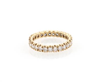 Brillant Memoryring zus. ca. 1,40 ct - Gioielli