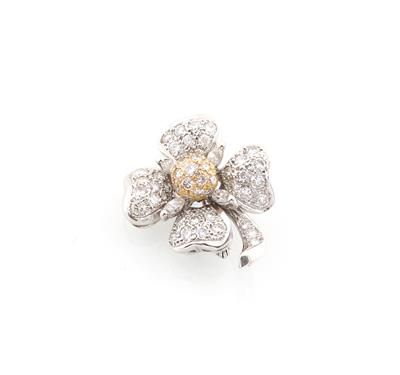 Diamantbrosche zus. ca.2,10 ct - Schmuck