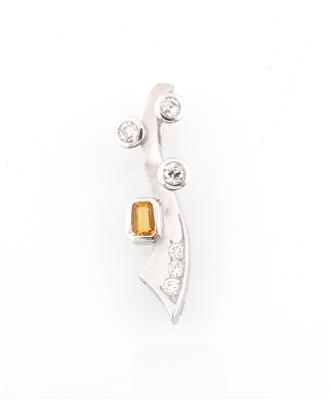 Brillantanhänger zus. ca. 0,75 ct - Schmuck