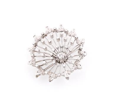 Diamantbrosche zus. ca. 1,60 ct - Jewellery