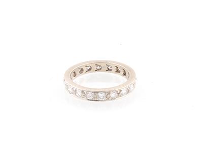 Brillantmemoryring zus. ca. 1 ct - Gioielli