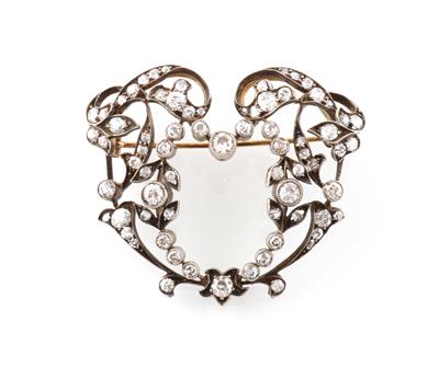 Diamantbrosche zus. ca.2,90 ct - Jewellery