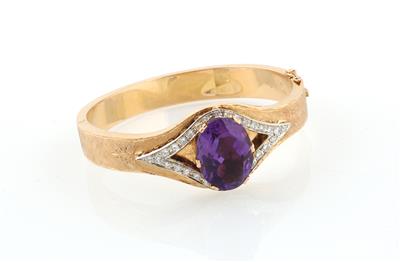 Brillant Amethystarmreif - Schmuck