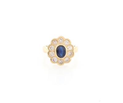 Brillant Saphir Ring - Gioielli