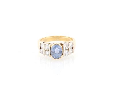 Brillant Saphir Ring - Klenoty