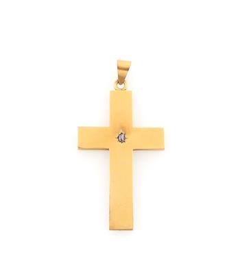 Diamant Kreuz Anhänger - Jewellery