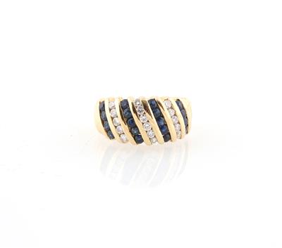 Brillant Saphir Ring - Klenoty