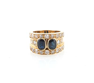 Diamant Saphirring - Jewellery