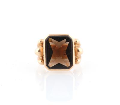 Rauchquarz Ring - Schmuck